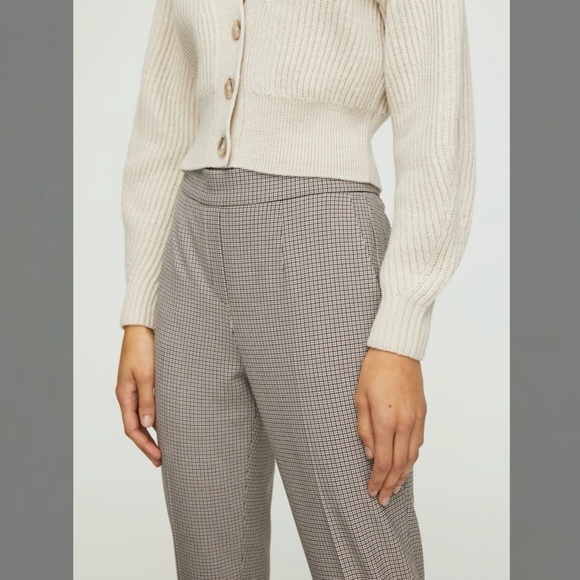 Aritzia Babaton Conan Pant Plaid Size 4 - Picture 2 of 9